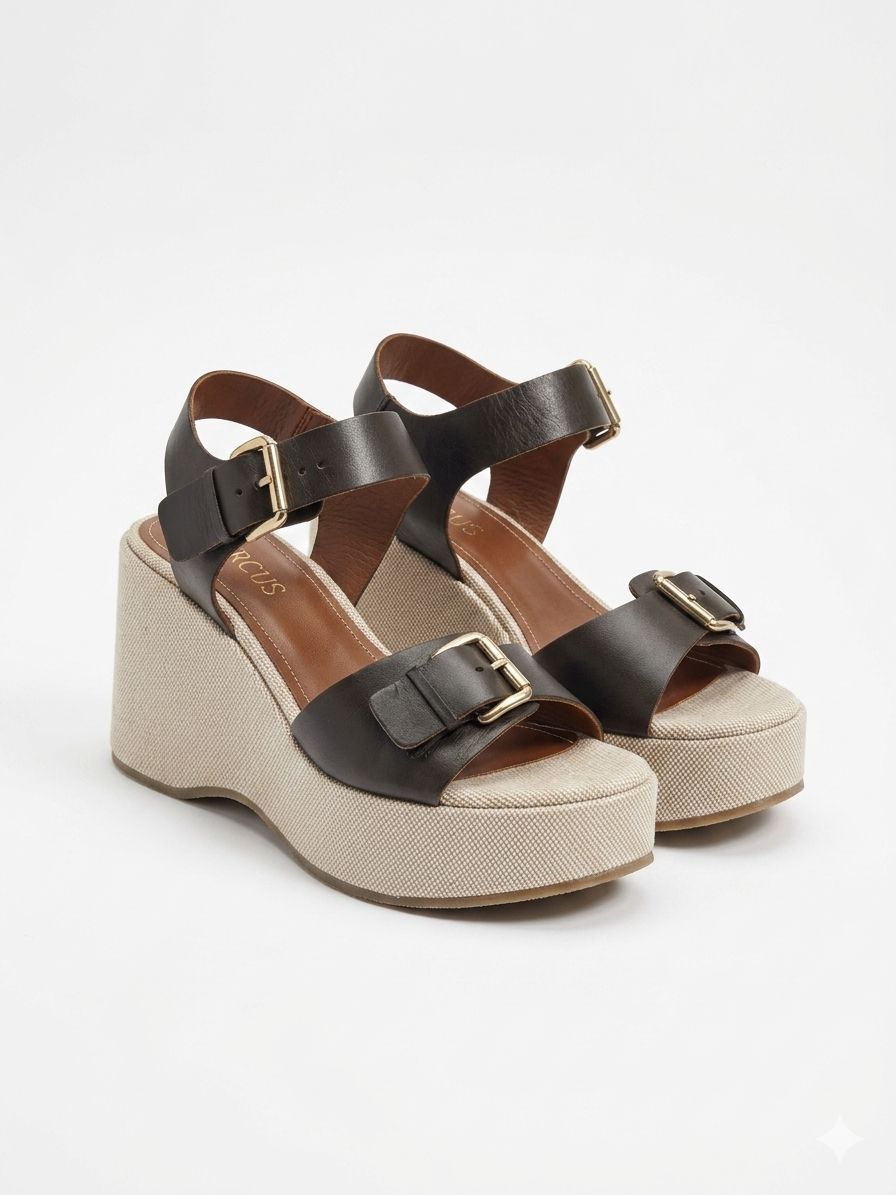 SANDALE COMPENSEE AVEC BOUCLE